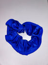 Royal Blue Wetlook Lycra Scrunchie
