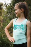 .2023 Gymfest - Mint Fitted Singlet