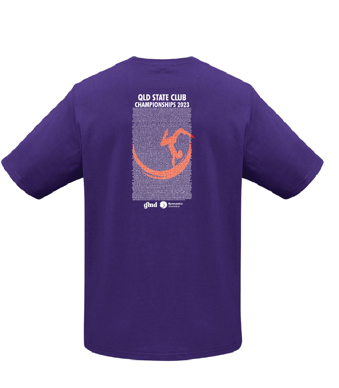 2023 State Clubs Purple Tee Shirt