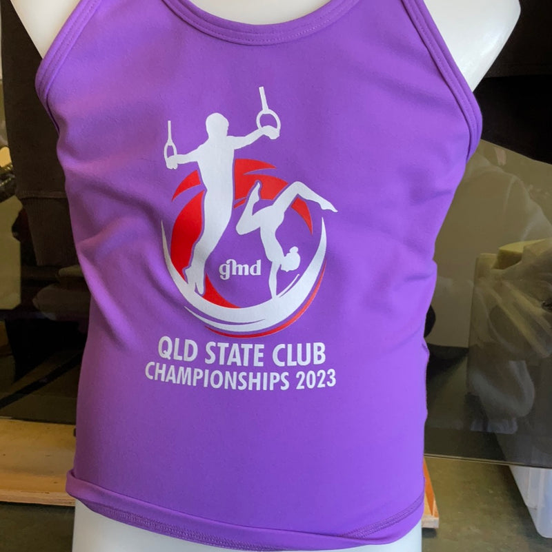 State Club fitted singlet