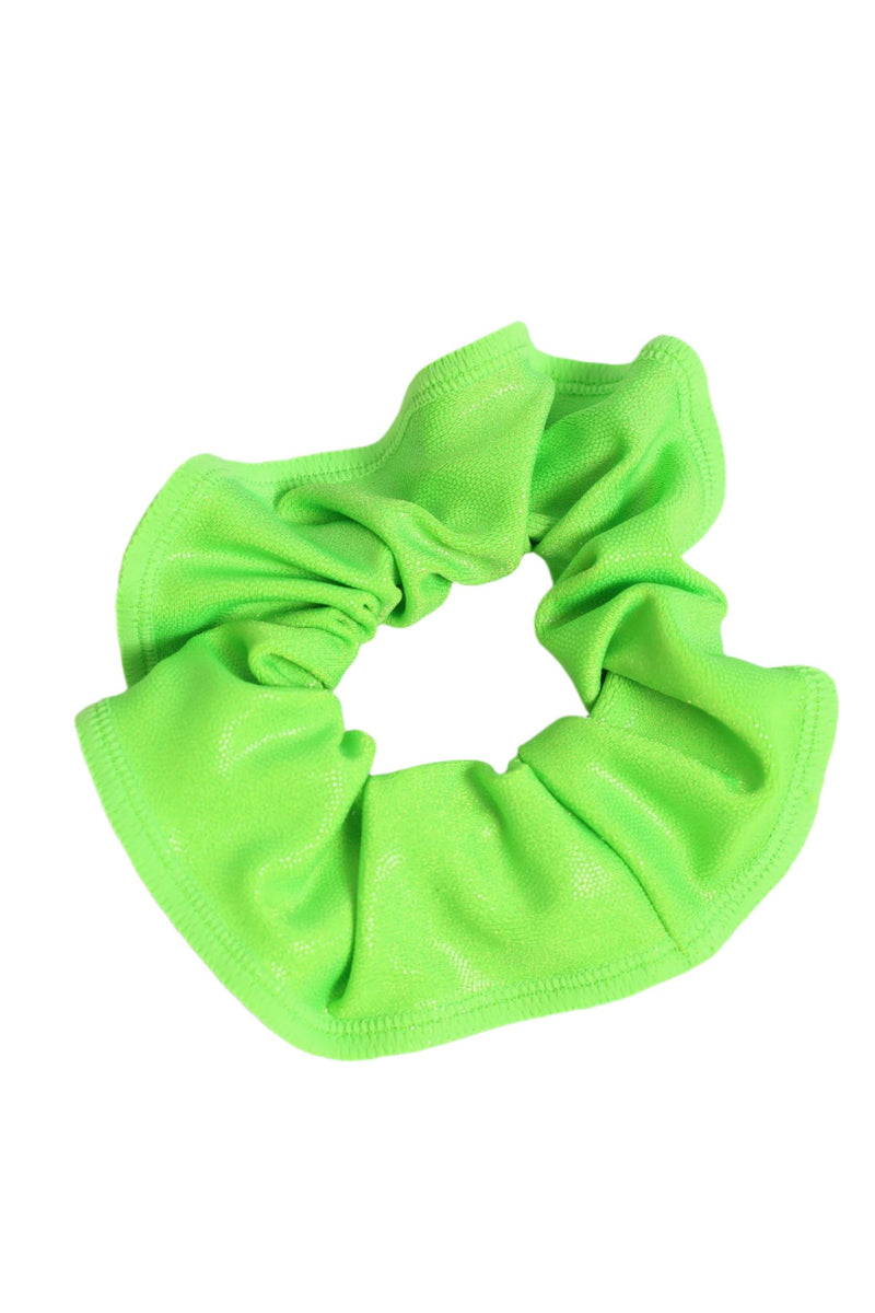 Neon Lime Green Mystique Scrunchie