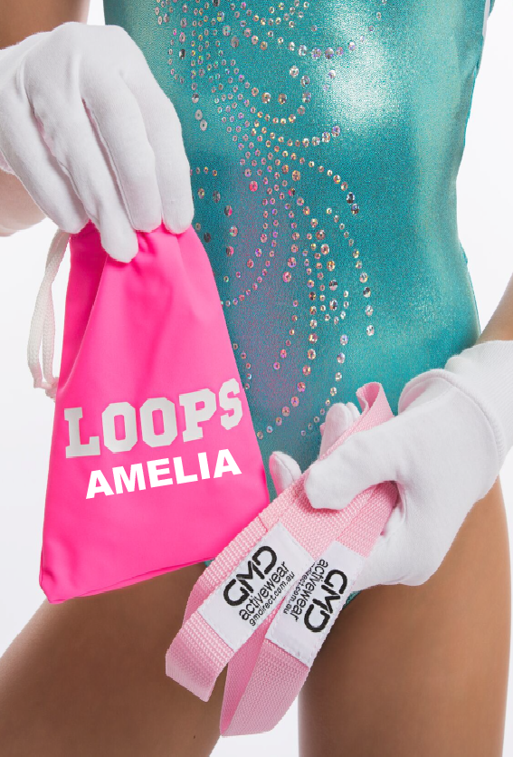 Gymnastics gloves for metal top bar