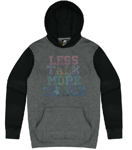 Less Talk More Chalk Sequin Hoodie