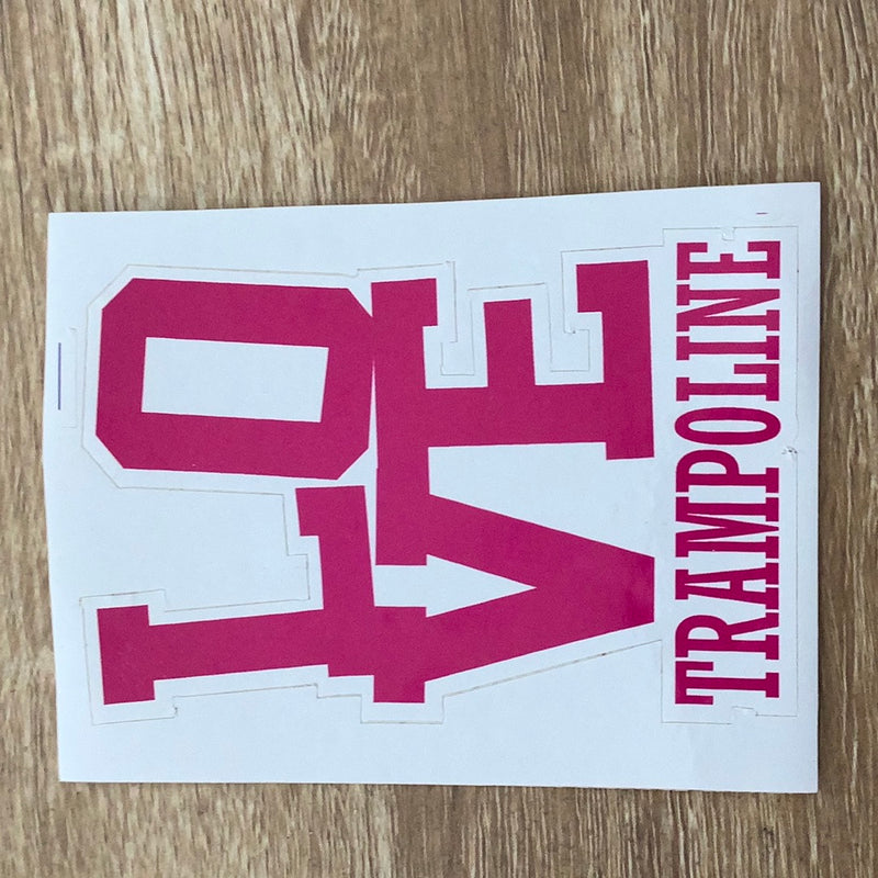 Sticker - LOVE Trampoline