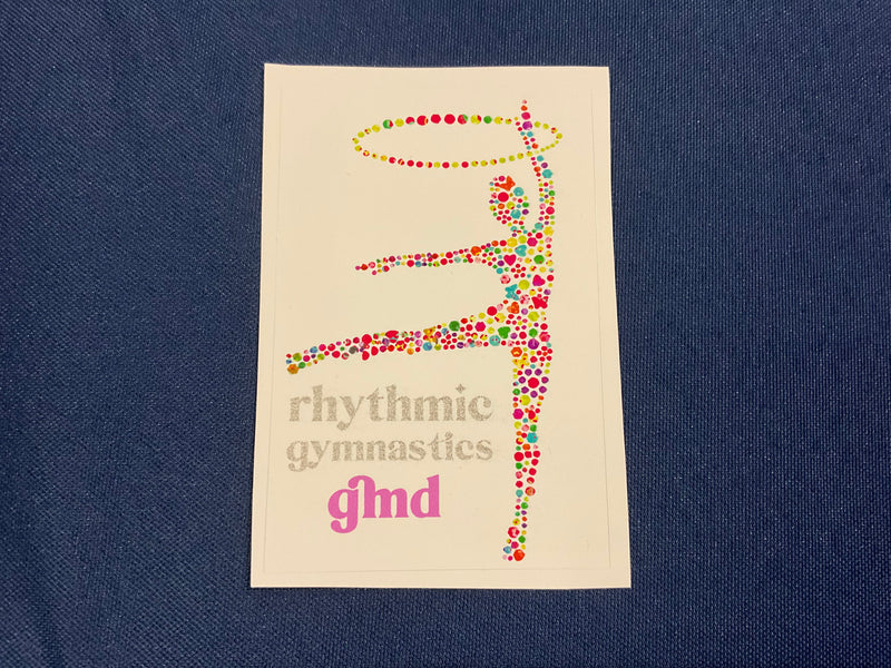 RG - rhythmic  gymnastics - hoop Sticker