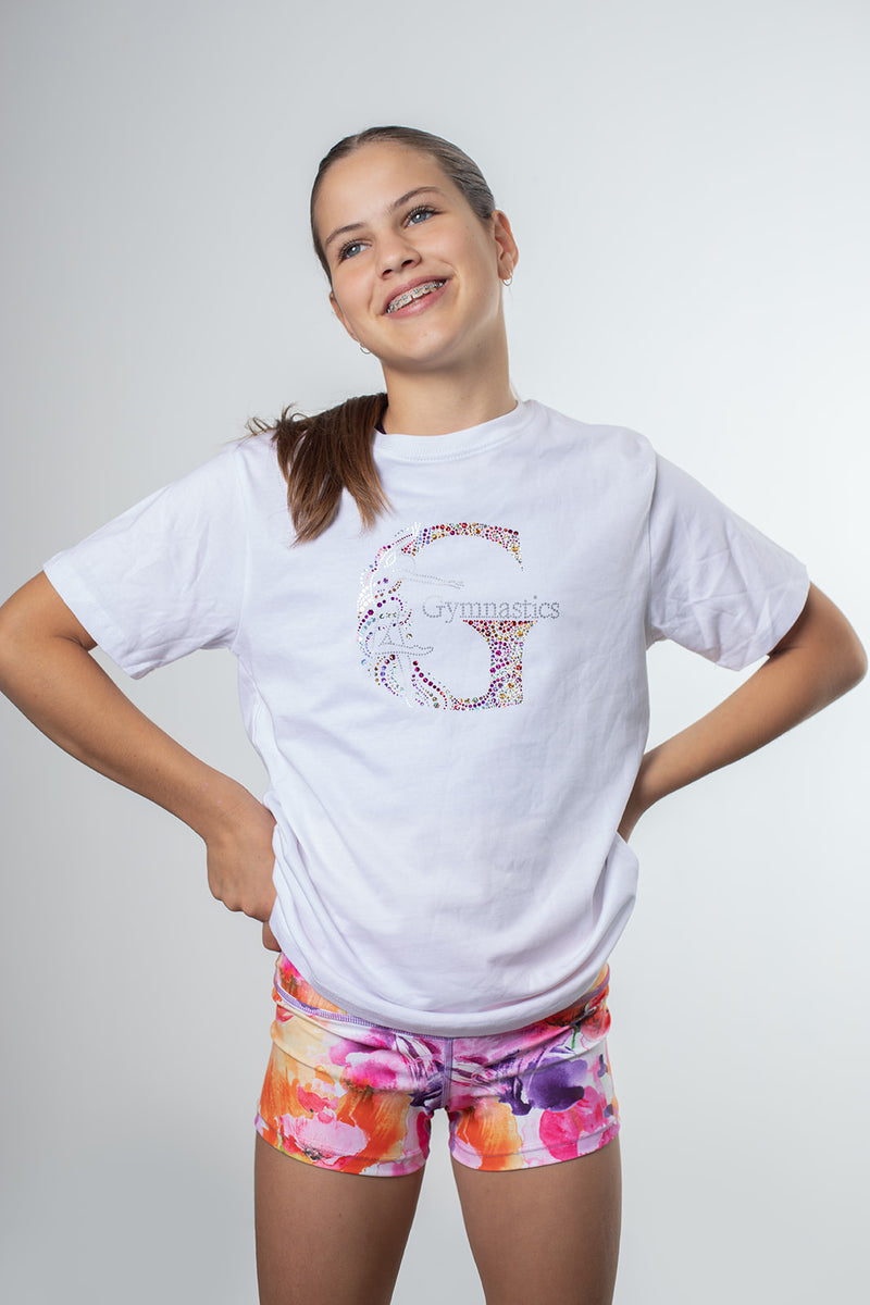 Blossom Gymnast Sequin Tee Shirt