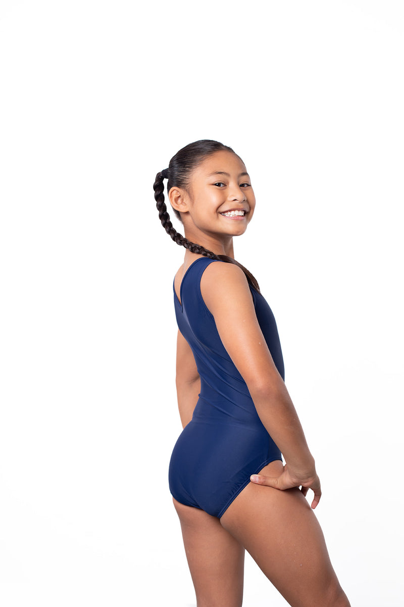 Navy Lycra Leotard