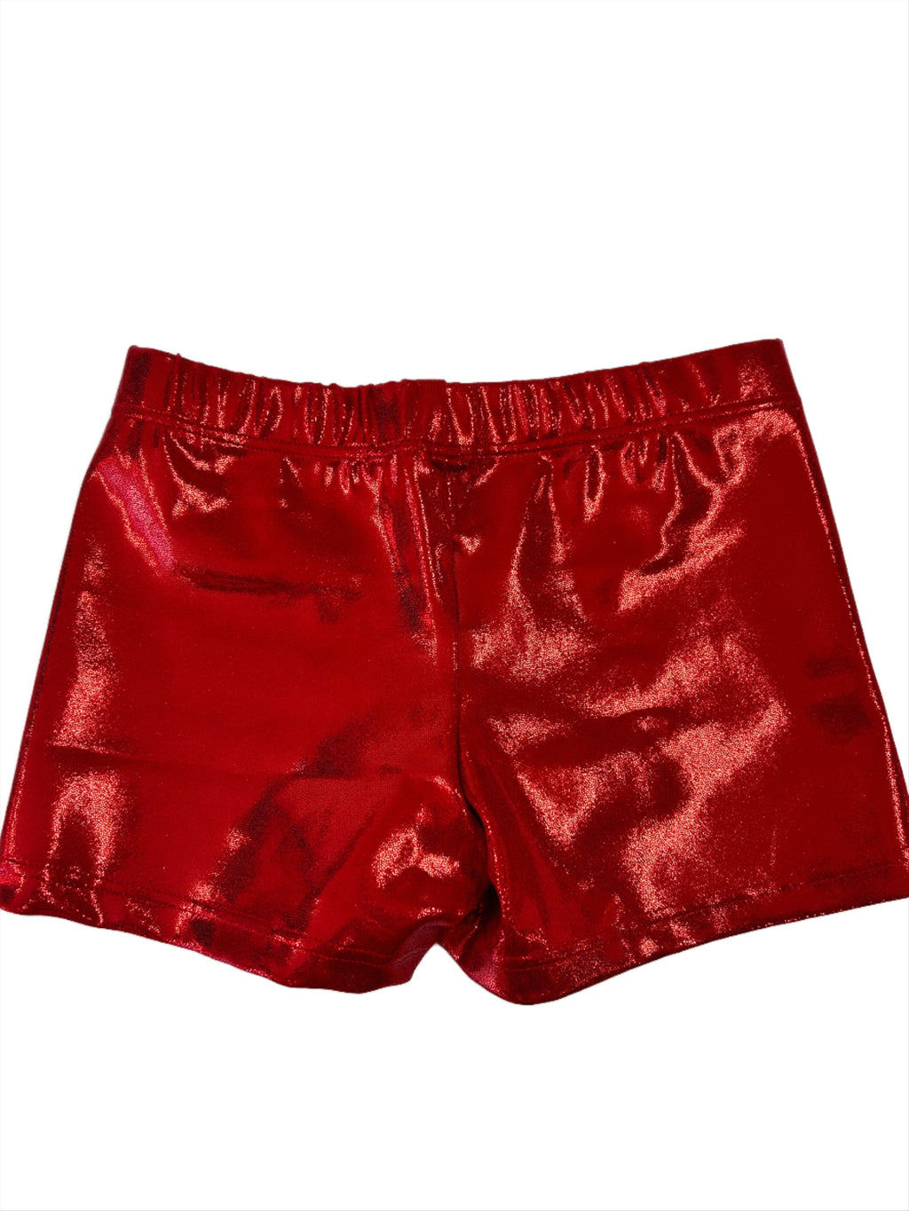 Red Mystique Girls Gymnastics Shorts