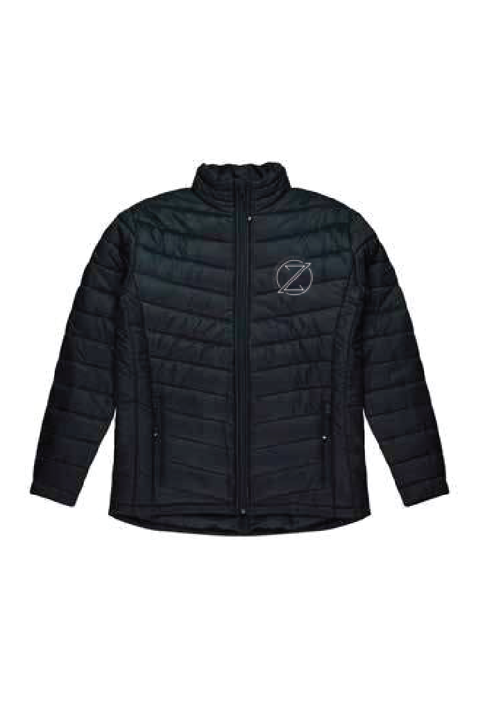 Zodiacs Gymnastics- Black Puffer Jacket