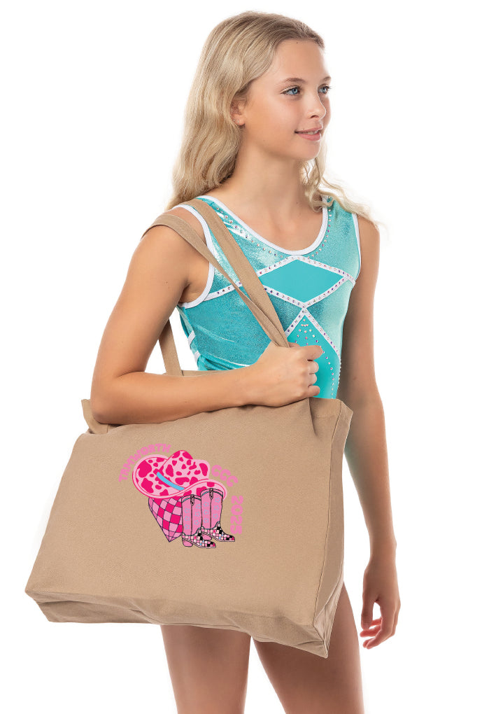 Tamworth CCC25- Latte Tote Bag - Logo #2