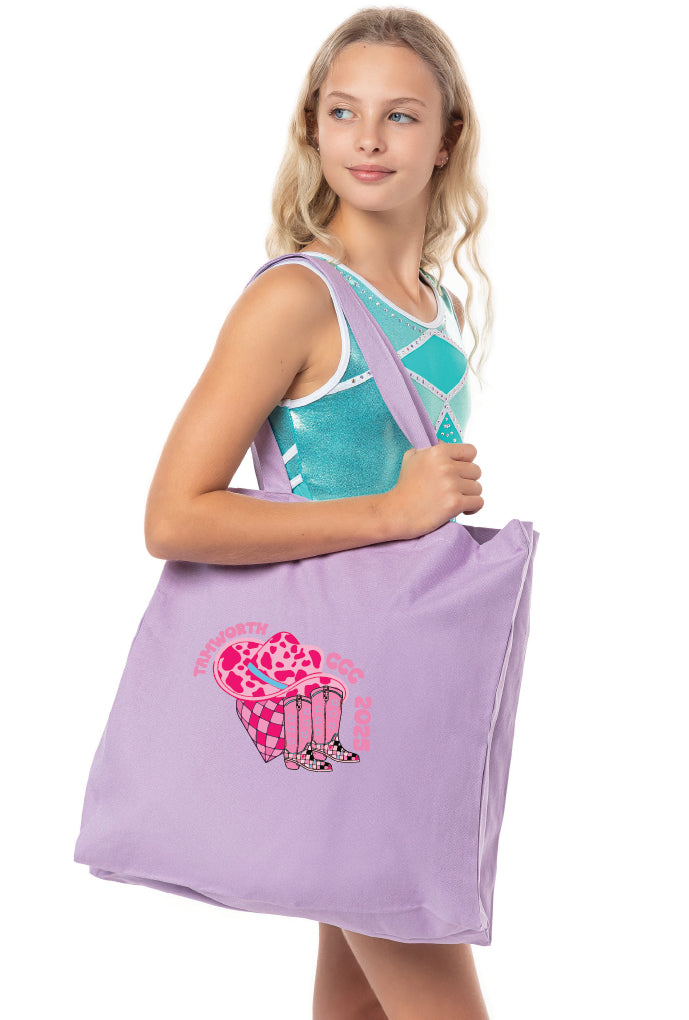Tamworth CCC25- Lilac Tote Bag - Logo #2
