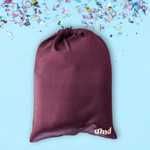 Burgundy Shine Lycra Guard Bag (name optional)