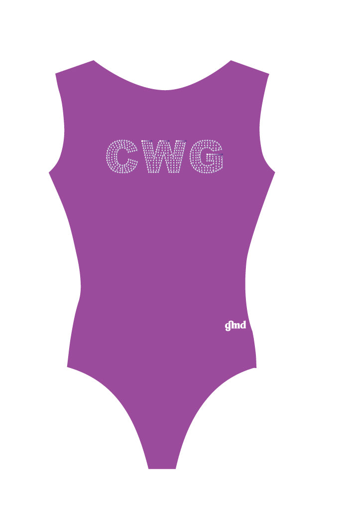 Central West Gym- Purple Mystique Tank Leotard