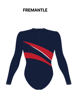 PCYC WA- Womens Long Sleeve Comp Leotard - Centre Colour