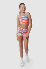Luxe Whimsical Waves Crop Top