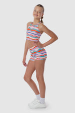 Luxe Whimsical Waves Crop Top