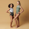 Athena Gunmetal Leotard