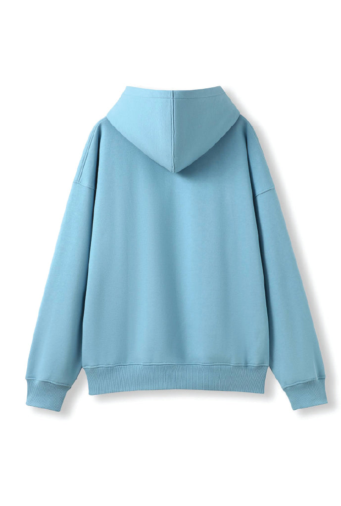 Sequin "Be the girl who decided to go for it"- Oversized Hoodie