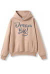 Blue Sequin Dream Big- Oversized Hoodie