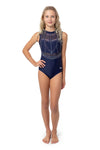 Athena Navy Leotard