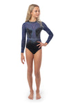 Parisian Competition Leotard - Storm