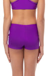 Purple Lycra Bike Pants