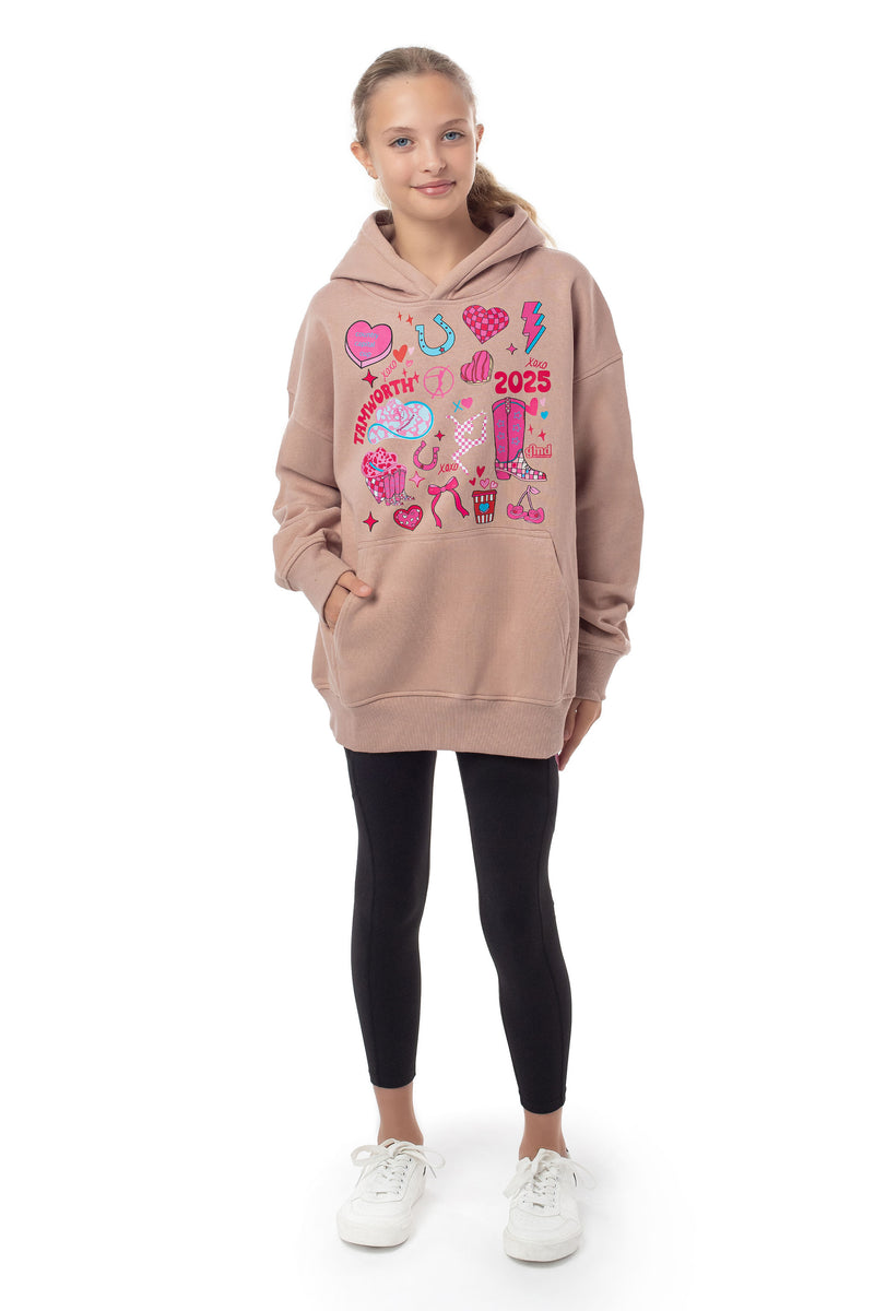 Tamworth CCC25 - Oversized Hoodie- Latte