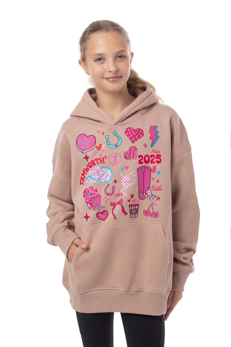Tamworth CCC25 - Oversized Hoodie- Latte