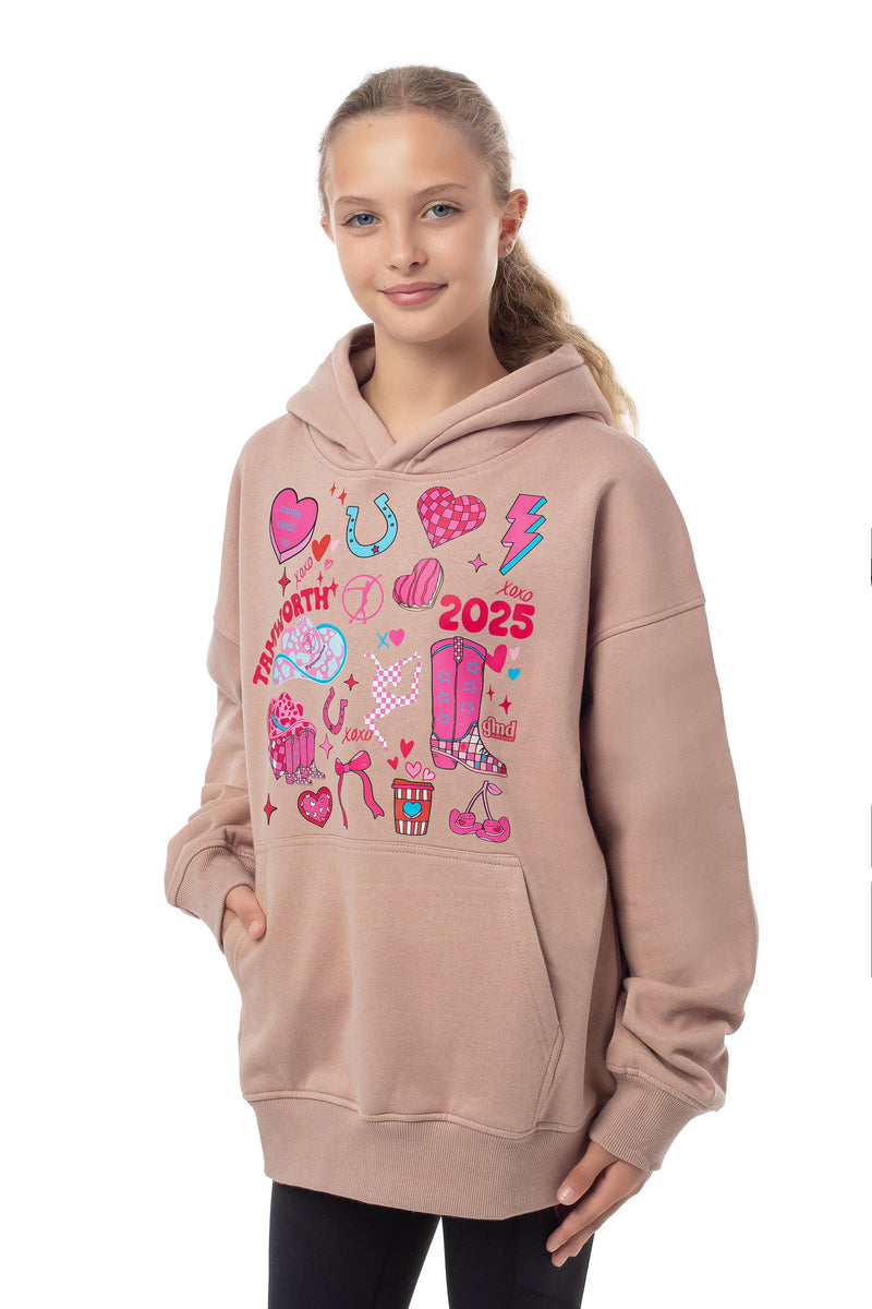 Tamworth CCC25 - Oversized Hoodie- Latte