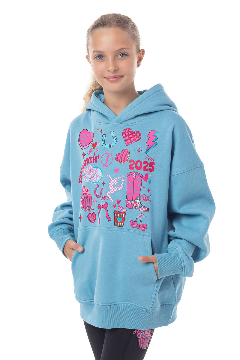 Tamworth CCC25 - Oversized Hoodie- Glacier Blue