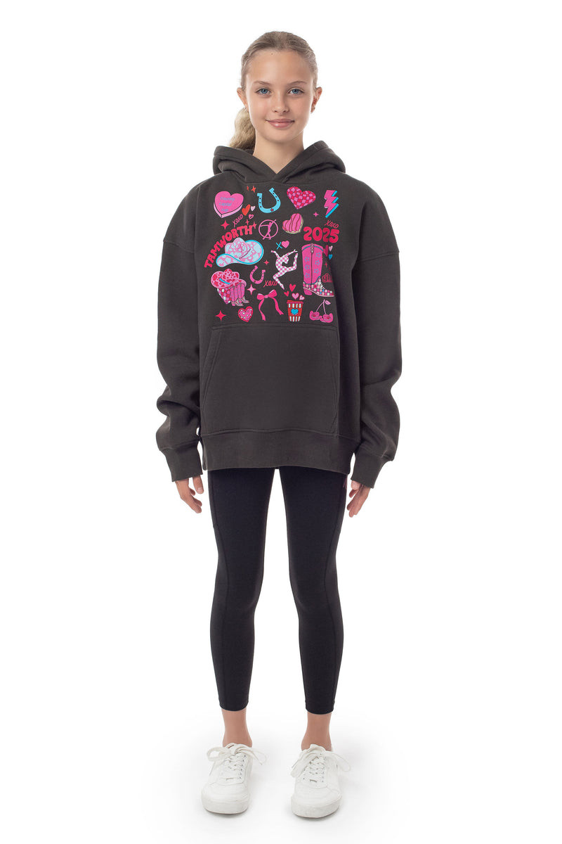 Tamworth CCC25 - Oversized Hoodie- Military Green