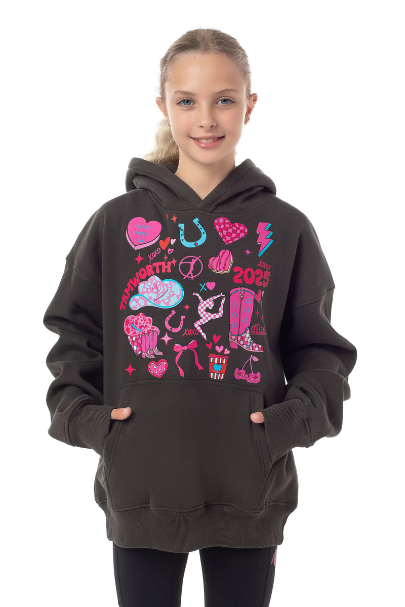 Tamworth CCC25 - Oversized Hoodie- Military Green