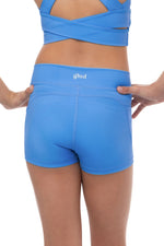 Raya Luxe Crop Top- Lagoon Blue