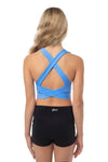 Raya Luxe Crop Top- Lagoon Blue