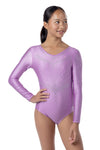 Zora Long Sleeve Competition Leotard- Fig