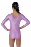 Zora Long Sleeve Competition Leotard- Fig