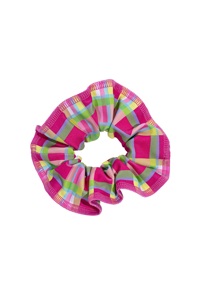 Candy Plaid Scrunchie
