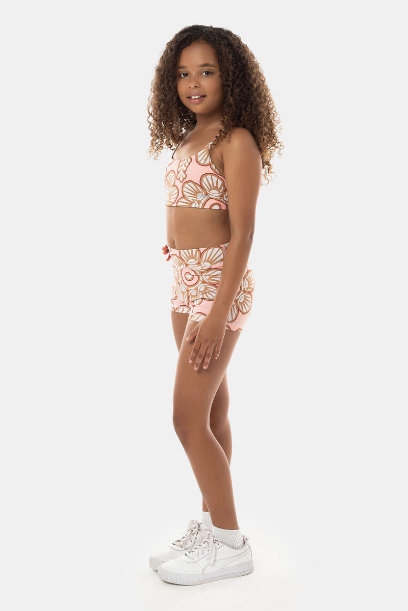 Halia Luxe Shorts - Peach