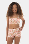 Halia Luxe Shorts - Peach