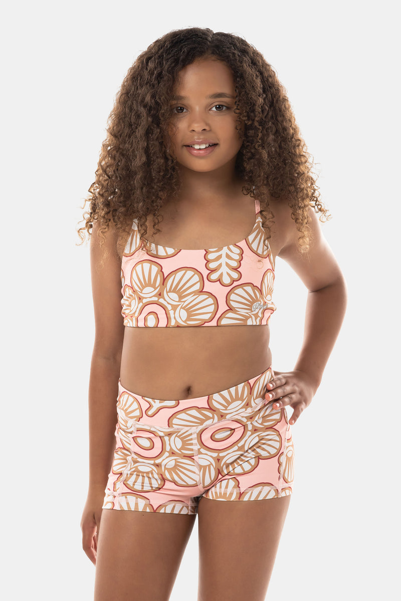Halia Luxe Shorts - Peach