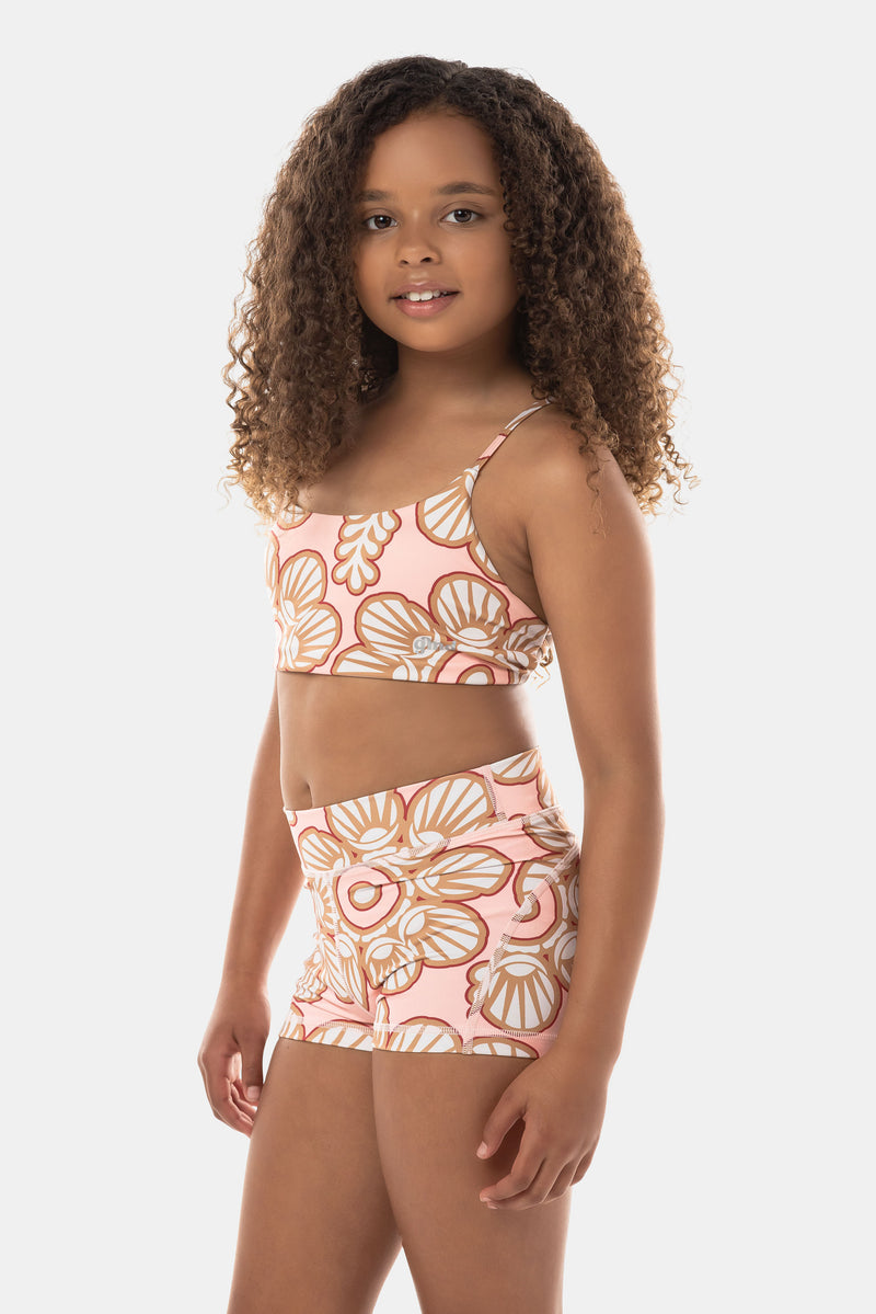 Halia Luxe Shorts - Peach