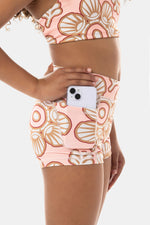 Halia Luxe Shorts - Peach