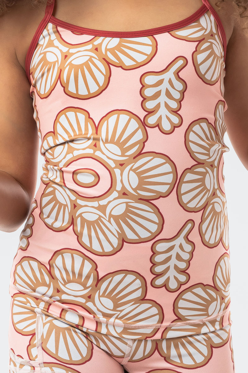 Kalani Luxe Singlet - Peach