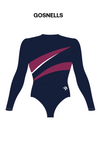 PCYC WA- Womens Long Sleeve Comp Leotard - Centre Colour