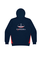 Gladstone Gymnastics- Navy/Red Popover Hoodie