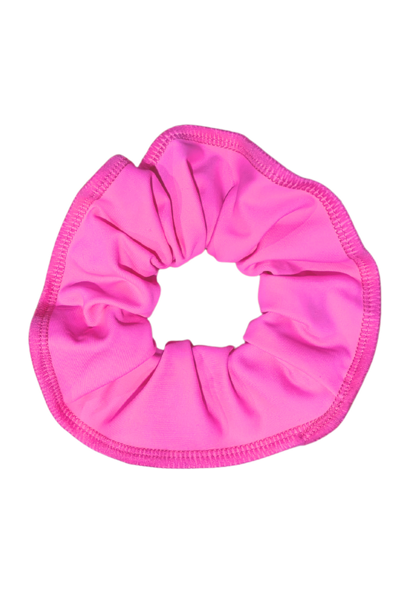 Seraphina Pink Lycra Scrunchie
