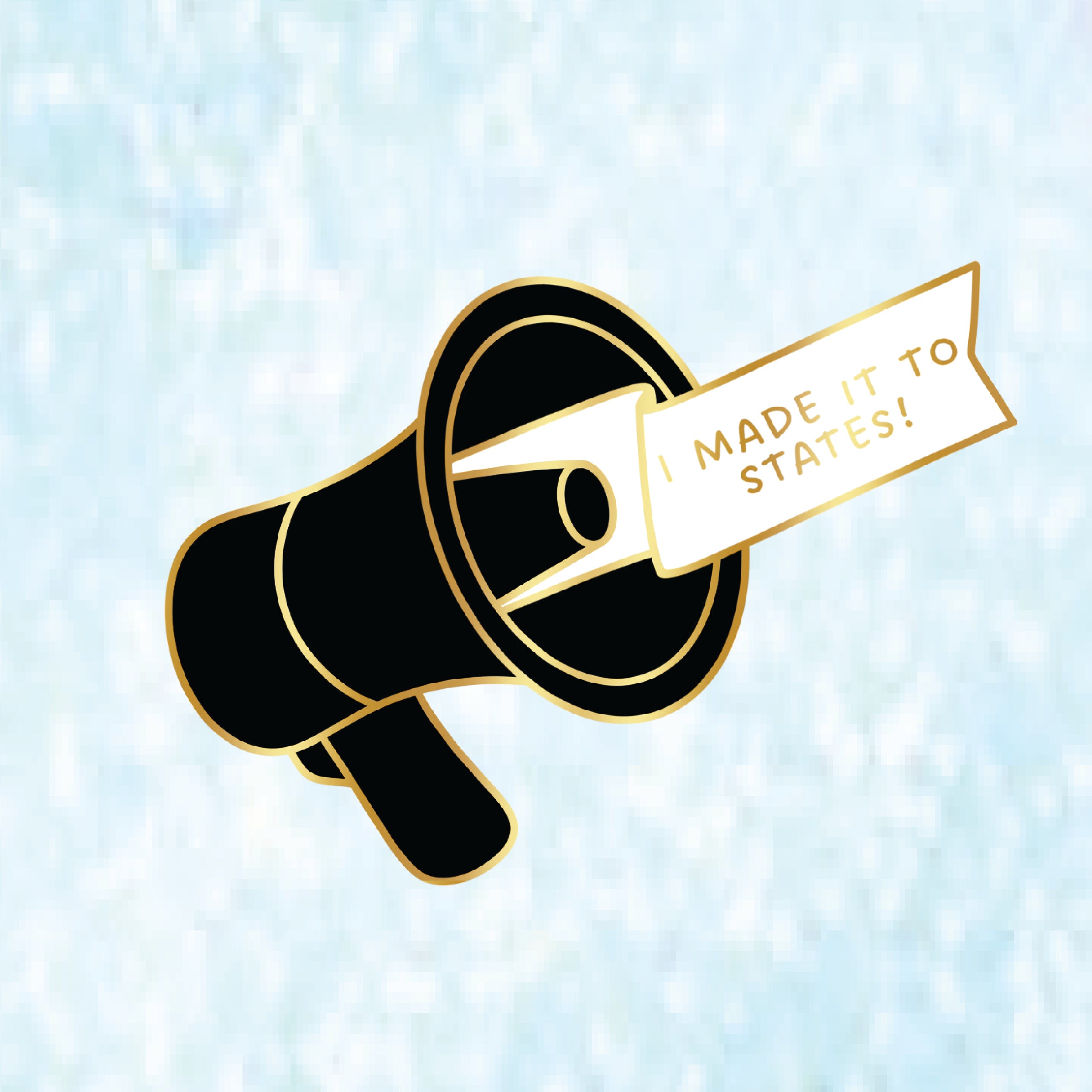 gmd I Made It To States Pin