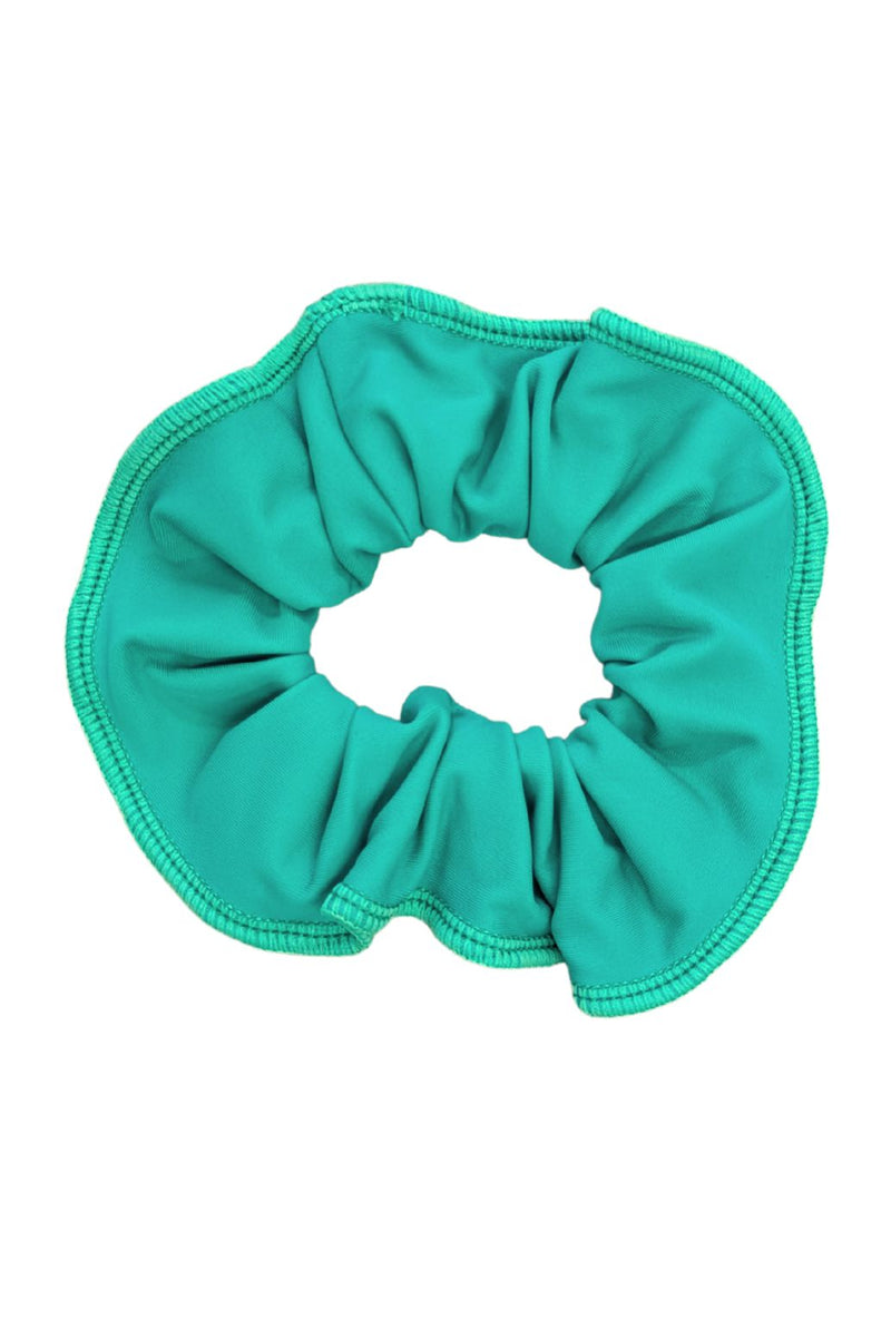 Jade Lycra Scrunchie