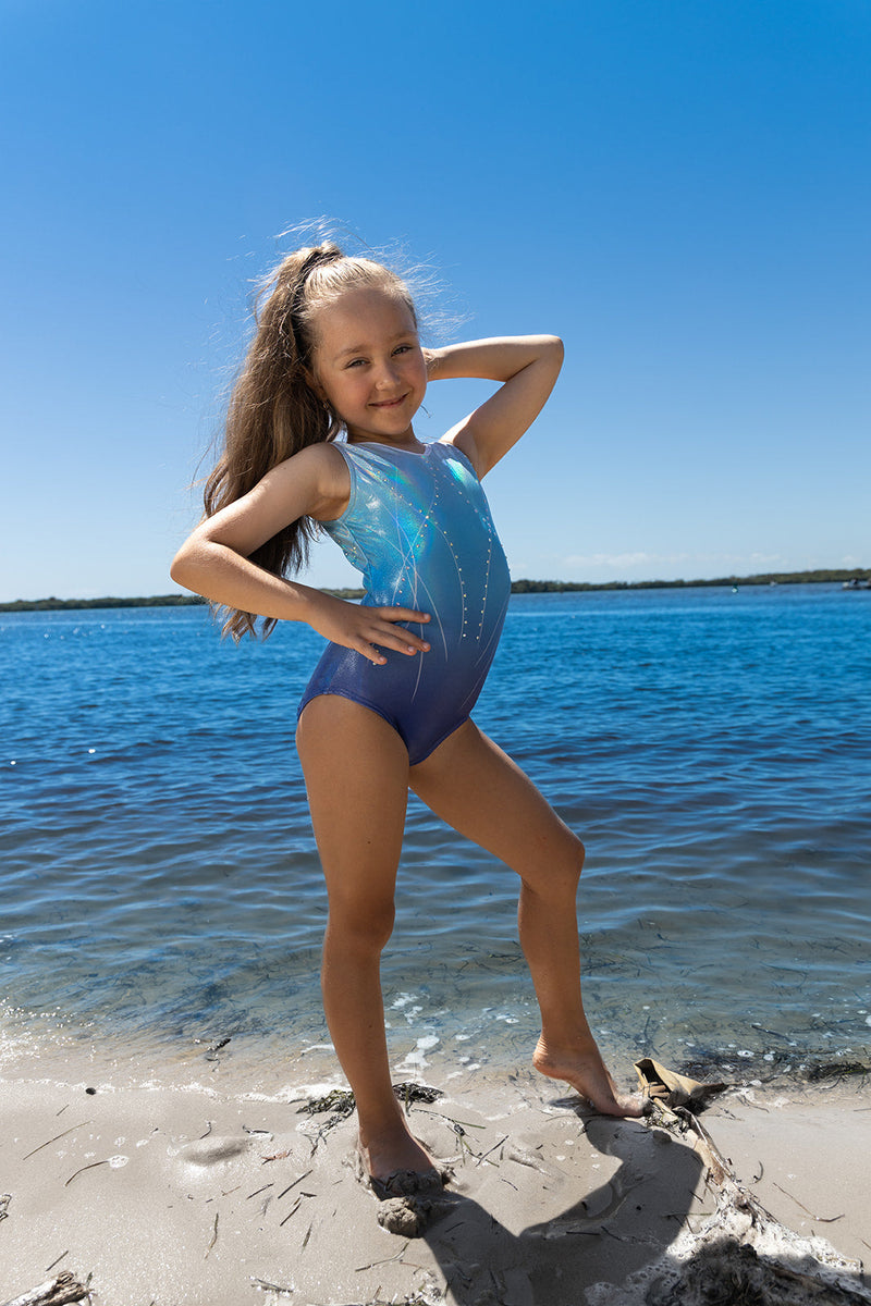 Armidale TeamGym Leotard (Ocean Leo)