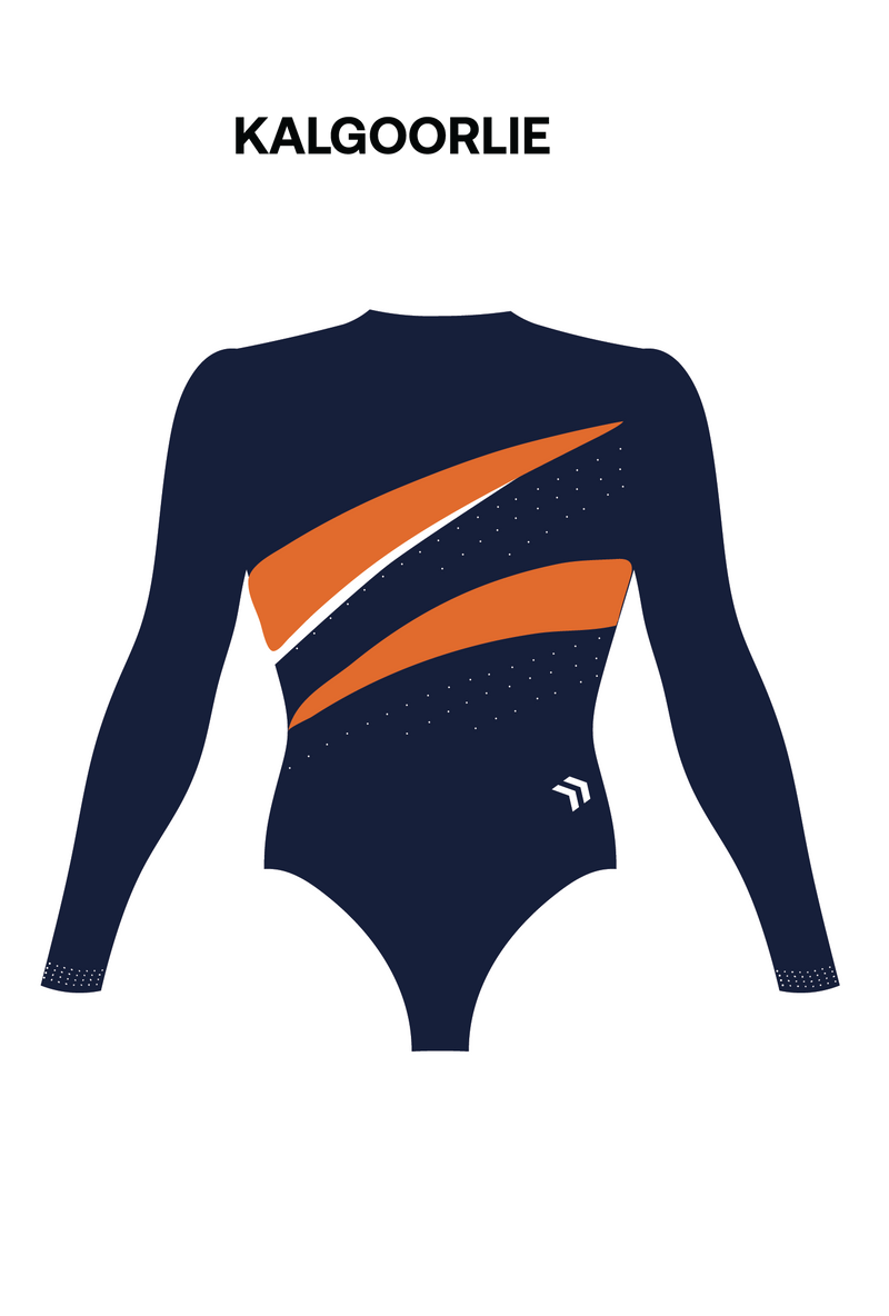 PCYC WA- Womens Long Sleeve Comp Leotard - Centre Colour